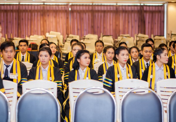 ภาพกิจกรรม พิธีฝึกซ้อมรับพระราชทานปริญญาบัตร คณะวิทยาศาสตร์และเทคโนโลยี | วันที่ 7 พฤศจิกายน 2560