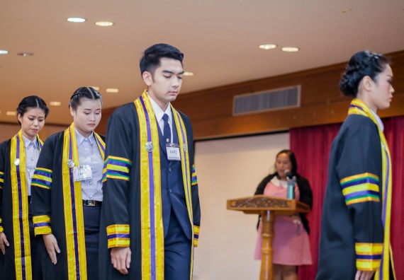 ภาพกิจกรรม พิธีฝึกซ้อมรับพระราชทานปริญญาบัตร คณะวิทยาศาสตร์และเทคโนโลยี | วันที่ 7 พฤศจิกายน 2560