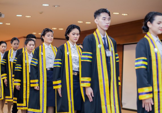 ภาพกิจกรรม พิธีฝึกซ้อมรับพระราชทานปริญญาบัตร คณะวิทยาศาสตร์และเทคโนโลยี | วันที่ 7 พฤศจิกายน 2560