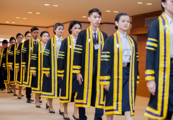 ภาพกิจกรรม พิธีฝึกซ้อมรับพระราชทานปริญญาบัตร คณะวิทยาศาสตร์และเทคโนโลยี | วันที่ 7 พฤศจิกายน 2560