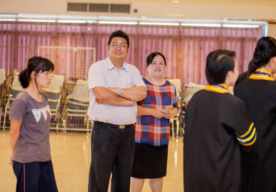 ภาพกิจกรรม พิธีฝึกซ้อมรับพระราชทานปริญญาบัตร คณะวิทยาศาสตร์และเทคโนโลยี | วันที่ 7 พฤศจิกายน 2560