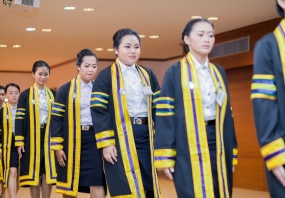 ภาพกิจกรรม พิธีฝึกซ้อมรับพระราชทานปริญญาบัตร คณะวิทยาศาสตร์และเทคโนโลยี | วันที่ 7 พฤศจิกายน 2560