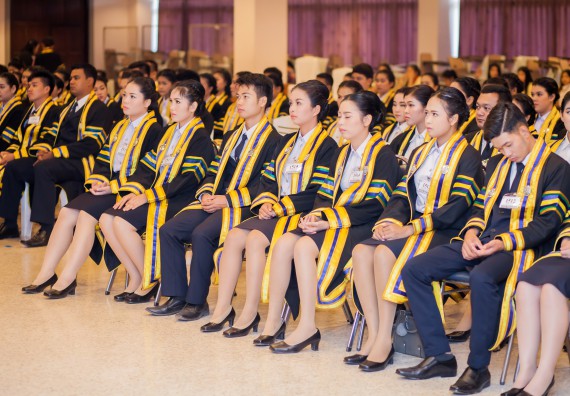 ภาพกิจกรรม พิธีฝึกซ้อมรับพระราชทานปริญญาบัตร คณะวิทยาศาสตร์และเทคโนโลยี | วันที่ 7 พฤศจิกายน 2560