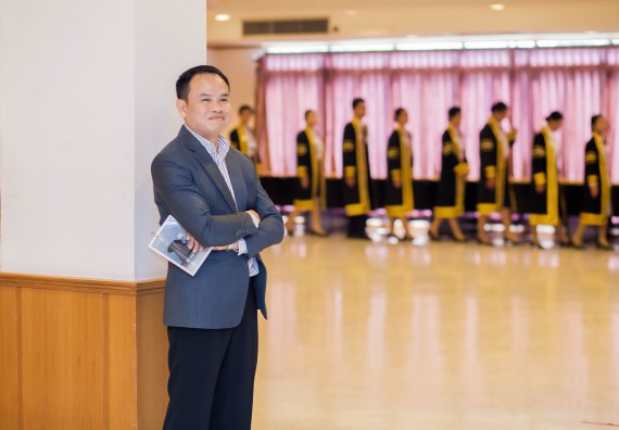 ภาพกิจกรรม พิธีฝึกซ้อมรับพระราชทานปริญญาบัตร คณะวิทยาศาสตร์และเทคโนโลยี | วันที่ 7 พฤศจิกายน 2560