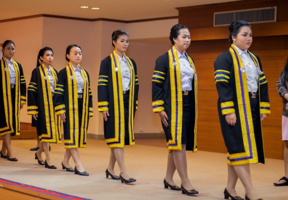 ภาพกิจกรรม พิธีฝึกซ้อมรับพระราชทานปริญญาบัตร คณะวิทยาศาสตร์และเทคโนโลยี | วันที่ 7 พฤศจิกายน 2560