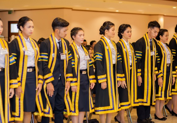 ภาพกิจกรรม พิธีฝึกซ้อมรับพระราชทานปริญญาบัตร คณะวิทยาศาสตร์และเทคโนโลยี | วันที่ 7 พฤศจิกายน 2560