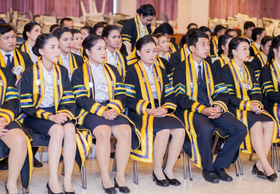 ภาพกิจกรรม พิธีฝึกซ้อมรับพระราชทานปริญญาบัตร คณะวิทยาศาสตร์และเทคโนโลยี | วันที่ 7 พฤศจิกายน 2560