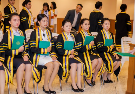 ภาพกิจกรรม พิธีฝึกซ้อมรับพระราชทานปริญญาบัตร คณะวิทยาศาสตร์และเทคโนโลยี | วันที่ 7 พฤศจิกายน 2560