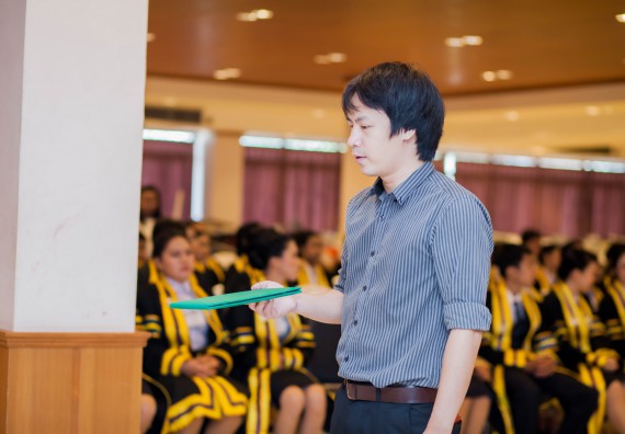 ภาพกิจกรรม พิธีฝึกซ้อมรับพระราชทานปริญญาบัตร คณะวิทยาศาสตร์และเทคโนโลยี | วันที่ 7 พฤศจิกายน 2560