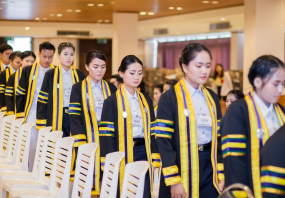 ภาพกิจกรรม พิธีฝึกซ้อมรับพระราชทานปริญญาบัตร คณะวิทยาศาสตร์และเทคโนโลยี | วันที่ 7 พฤศจิกายน 2560