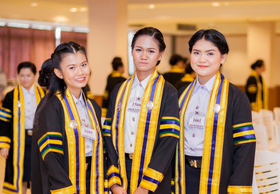 ภาพกิจกรรม พิธีฝึกซ้อมรับพระราชทานปริญญาบัตร คณะวิทยาศาสตร์และเทคโนโลยี | วันที่ 7 พฤศจิกายน 2560