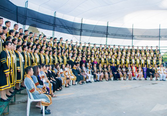 ภาพกิจกรรม พิธีฝึกซ้อมรับพระราชทานปริญญาบัตร คณะวิทยาศาสตร์และเทคโนโลยี | วันที่ 7 พฤศจิกายน 2560