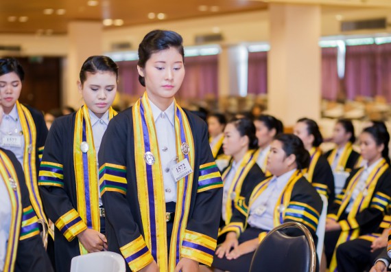 ภาพกิจกรรม พิธีฝึกซ้อมรับพระราชทานปริญญาบัตร คณะวิทยาศาสตร์และเทคโนโลยี | วันที่ 7 พฤศจิกายน 2560