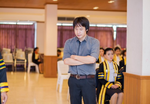 ภาพกิจกรรม พิธีฝึกซ้อมรับพระราชทานปริญญาบัตร คณะวิทยาศาสตร์และเทคโนโลยี | วันที่ 7 พฤศจิกายน 2560