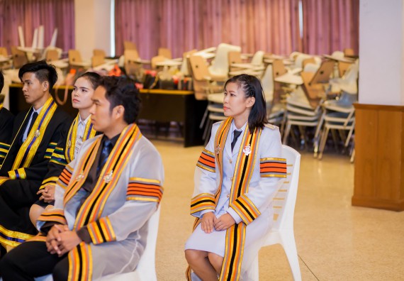 ภาพกิจกรรม พิธีฝึกซ้อมรับพระราชทานปริญญาบัตร คณะวิทยาศาสตร์และเทคโนโลยี | วันที่ 7 พฤศจิกายน 2560