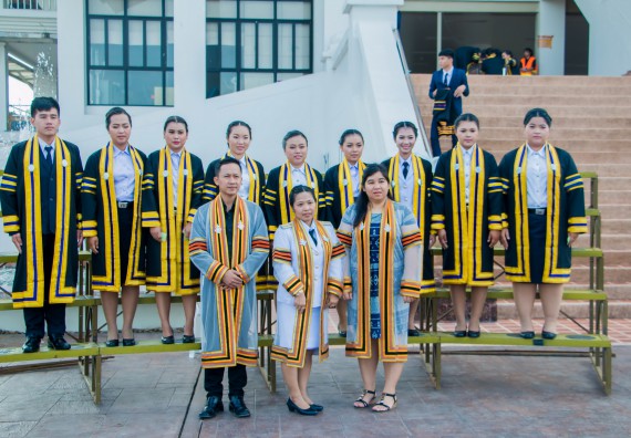 ภาพกิจกรรม พิธีฝึกซ้อมรับพระราชทานปริญญาบัตร คณะวิทยาศาสตร์และเทคโนโลยี | วันที่ 7 พฤศจิกายน 2560