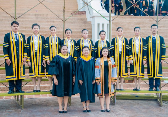 ภาพกิจกรรม พิธีฝึกซ้อมรับพระราชทานปริญญาบัตร คณะวิทยาศาสตร์และเทคโนโลยี | วันที่ 7 พฤศจิกายน 2560