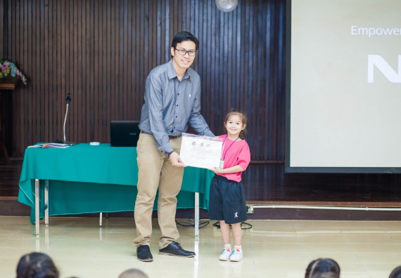 ภาพกิจกรรม คณะวิทยาศาสตร์และเทคโนโลยี จัดกิจกรรมค่ายวิทยาศาสตร์โรงเรียนสาธิตฯ ระดับชั้นอนุบาล