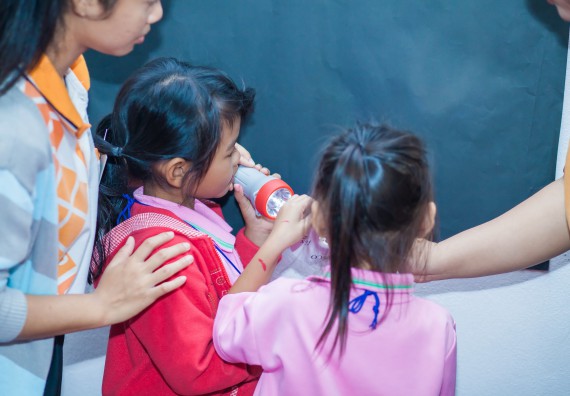 ภาพกิจกรรม คณะวิทยาศาสตร์และเทคโนโลยี จัดกิจกรรมค่ายวิทยาศาสตร์โรงเรียนสาธิตฯ ระดับชั้นอนุบาล