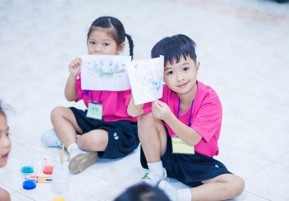 ภาพกิจกรรม คณะวิทยาศาสตร์และเทคโนโลยี จัดกิจกรรมค่ายวิทยาศาสตร์โรงเรียนสาธิตฯ ระดับชั้นอนุบาล