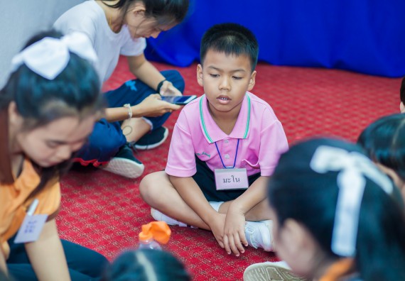 ภาพกิจกรรม คณะวิทยาศาสตร์และเทคโนโลยี จัดกิจกรรมค่ายวิทยาศาสตร์โรงเรียนสาธิตฯ ระดับชั้นอนุบาล