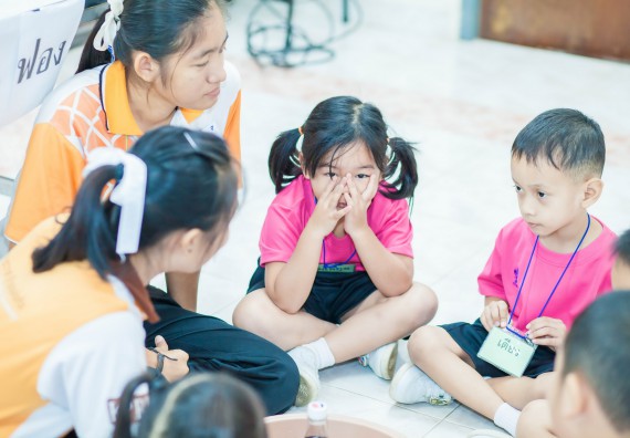 ภาพกิจกรรม คณะวิทยาศาสตร์และเทคโนโลยี จัดกิจกรรมค่ายวิทยาศาสตร์โรงเรียนสาธิตฯ ระดับชั้นอนุบาล