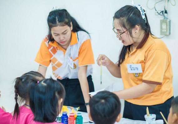 ภาพกิจกรรม คณะวิทยาศาสตร์และเทคโนโลยี จัดกิจกรรมค่ายวิทยาศาสตร์โรงเรียนสาธิตฯ ระดับชั้นอนุบาล