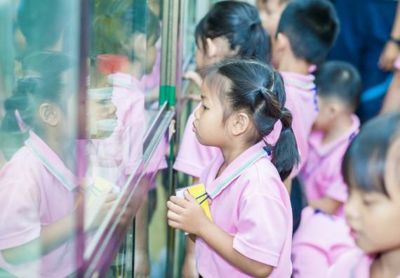 ภาพกิจกรรม คณะวิทยาศาสตร์และเทคโนโลยี จัดกิจกรรมค่ายวิทยาศาสตร์โรงเรียนสาธิตฯ ระดับชั้นอนุบาล