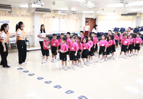 ภาพกิจกรรม คณะวิทยาศาสตร์และเทคโนโลยี จัดกิจกรรมค่ายวิทยาศาสตร์โรงเรียนสาธิตฯ ระดับชั้นอนุบาล