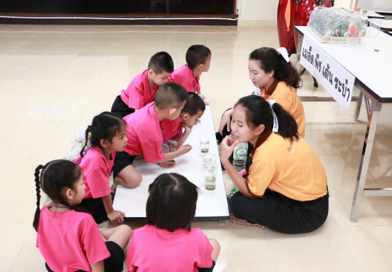 ภาพกิจกรรม คณะวิทยาศาสตร์และเทคโนโลยี จัดกิจกรรมค่ายวิทยาศาสตร์โรงเรียนสาธิตฯ ระดับชั้นอนุบาล