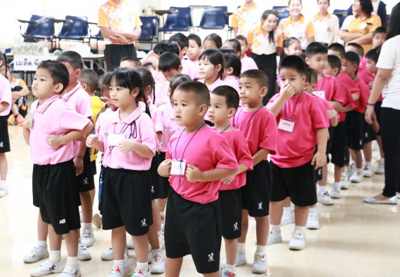 ภาพกิจกรรม คณะวิทยาศาสตร์และเทคโนโลยี จัดกิจกรรมค่ายวิทยาศาสตร์โรงเรียนสาธิตฯ ระดับชั้นอนุบาล