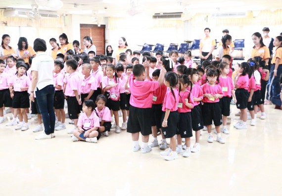 ภาพกิจกรรม คณะวิทยาศาสตร์และเทคโนโลยี จัดกิจกรรมค่ายวิทยาศาสตร์โรงเรียนสาธิตฯ ระดับชั้นอนุบาล