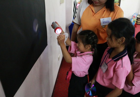 ภาพกิจกรรม คณะวิทยาศาสตร์และเทคโนโลยี จัดกิจกรรมค่ายวิทยาศาสตร์โรงเรียนสาธิตฯ ระดับชั้นอนุบาล