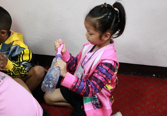 ภาพกิจกรรม คณะวิทยาศาสตร์และเทคโนโลยี จัดกิจกรรมค่ายวิทยาศาสตร์โรงเรียนสาธิตฯ ระดับชั้นอนุบาล