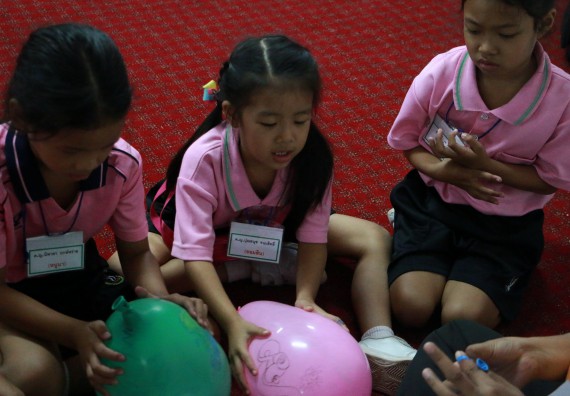 ภาพกิจกรรม คณะวิทยาศาสตร์และเทคโนโลยี จัดกิจกรรมค่ายวิทยาศาสตร์โรงเรียนสาธิตฯ ระดับชั้นอนุบาล