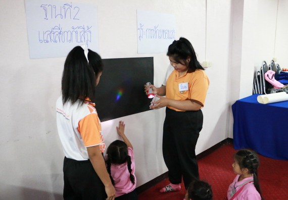 ภาพกิจกรรม คณะวิทยาศาสตร์และเทคโนโลยี จัดกิจกรรมค่ายวิทยาศาสตร์โรงเรียนสาธิตฯ ระดับชั้นอนุบาล