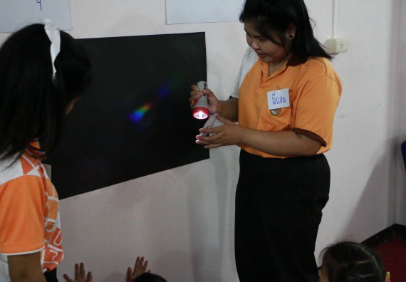 ภาพกิจกรรม คณะวิทยาศาสตร์และเทคโนโลยี จัดกิจกรรมค่ายวิทยาศาสตร์โรงเรียนสาธิตฯ ระดับชั้นอนุบาล