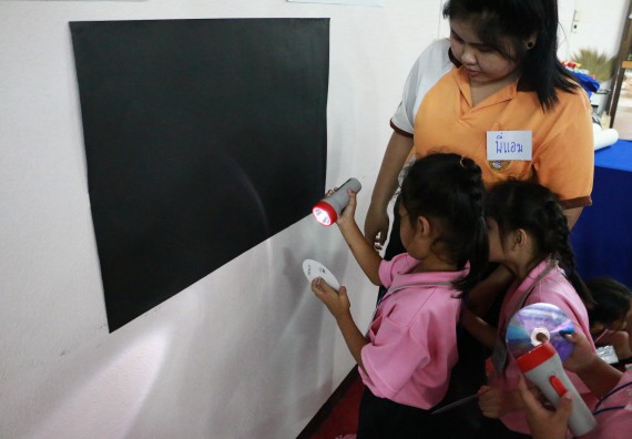 ภาพกิจกรรม คณะวิทยาศาสตร์และเทคโนโลยี จัดกิจกรรมค่ายวิทยาศาสตร์โรงเรียนสาธิตฯ ระดับชั้นอนุบาล