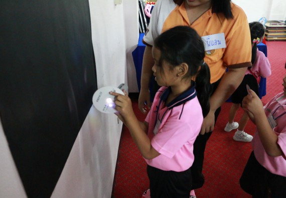 ภาพกิจกรรม คณะวิทยาศาสตร์และเทคโนโลยี จัดกิจกรรมค่ายวิทยาศาสตร์โรงเรียนสาธิตฯ ระดับชั้นอนุบาล