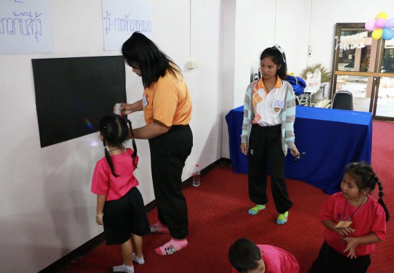 ภาพกิจกรรม คณะวิทยาศาสตร์และเทคโนโลยี จัดกิจกรรมค่ายวิทยาศาสตร์โรงเรียนสาธิตฯ ระดับชั้นอนุบาล