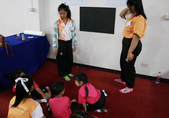 ภาพกิจกรรม คณะวิทยาศาสตร์และเทคโนโลยี จัดกิจกรรมค่ายวิทยาศาสตร์โรงเรียนสาธิตฯ ระดับชั้นอนุบาล