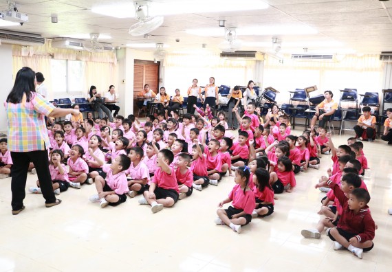 ภาพกิจกรรม คณะวิทยาศาสตร์และเทคโนโลยี จัดกิจกรรมค่ายวิทยาศาสตร์โรงเรียนสาธิตฯ ระดับชั้นอนุบาล