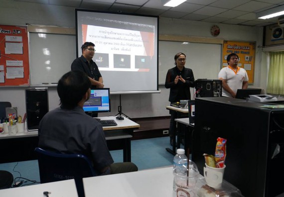 ภาพกิจกรรม โปรแกรมวิชาวิทยาการคอมพิวเตอร์	จัดโครงการเตรียมความพร้อมด้านทักษะทางวิชาชีพสำหรับนักศึกษาหลักสูตรวิทยาการคอมพิวเตอร์