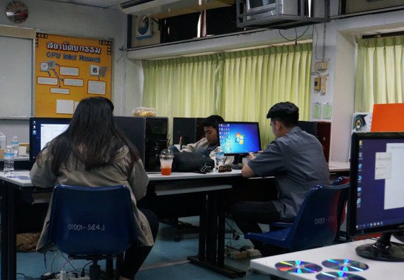ภาพกิจกรรม โปรแกรมวิชาวิทยาการคอมพิวเตอร์	จัดโครงการเตรียมความพร้อมด้านทักษะทางวิชาชีพสำหรับนักศึกษาหลักสูตรวิทยาการคอมพิวเตอร์