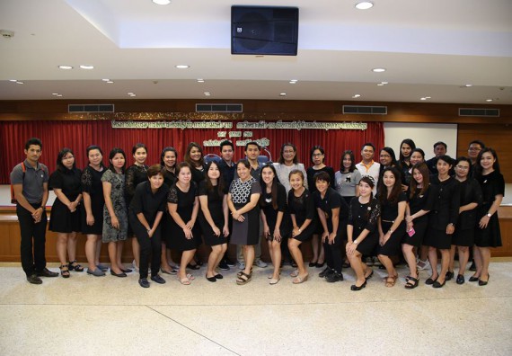 ภาพกิจกรรม คณะวิทยาศาสตร์และเทคโนโลยี เข้าร่วมโครงการฝึกอบรมการจัดทำระดับที่สูงขึ้น การประเมินค่างาน การวิเคราะห์ค่างาน เพื่อการเข้าสู่ตำแหน่งของบุคลากรสายสนับสนุน ครั้งที่ 2