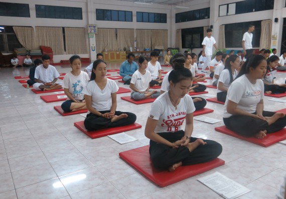 ภาพกิจกรรม โปรแกรมวิชาสาธารณสุขศาสตร์ อบรมเสริมทักษะทางด้านคุณธรรมและจริยธรรม