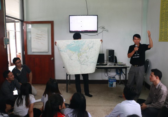 ภาพกิจกรรม โปรแกรมวิชาวิทยาศาสตร์สิ่งแวดล้อม จัดกิจกรรมการเรียนรู้นอกสถานที่ เรื่อง การตรวจวัดสภาพภูมิอากาศ