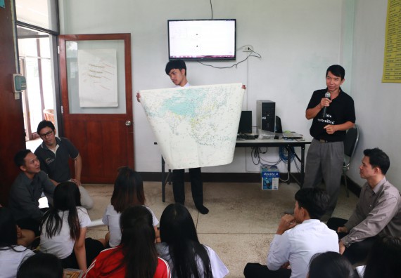 ภาพกิจกรรม โปรแกรมวิชาวิทยาศาสตร์สิ่งแวดล้อม จัดกิจกรรมการเรียนรู้นอกสถานที่ เรื่อง การตรวจวัดสภาพภูมิอากาศ