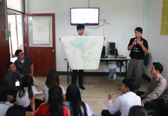 ภาพกิจกรรม โปรแกรมวิชาวิทยาศาสตร์สิ่งแวดล้อม จัดกิจกรรมการเรียนรู้นอกสถานที่ เรื่อง การตรวจวัดสภาพภูมิอากาศ