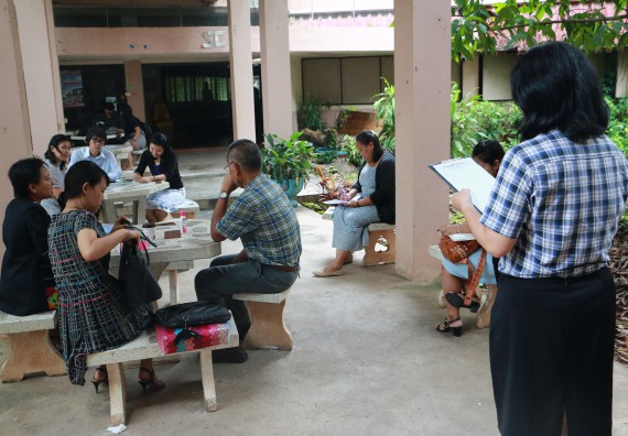 ภาพกิจกรรม คณะวิทยาศาสตร์และเทคโนโลยี จัดการประชุมเพื่อหารือแนวทางจัดกิจกรรมอบรมการจัดการเรียนการสอนเป็นภาษาอังกฤษ